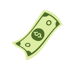 Dollar money Illustration, financial concept, stack of money