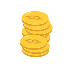 Dollar money Illustration, financial concept, stack of money