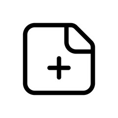 Simple Add Post icon. The icon can be used for websites, print templates, presentation templates, illustrations, etc