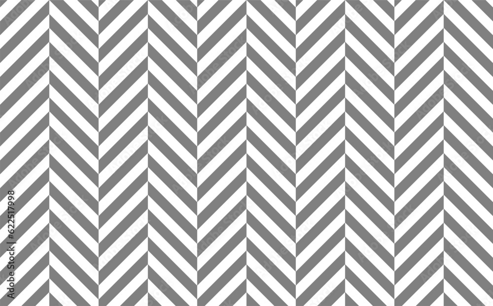 Wall mural grey herringbone seamless pattern. vector repeating texture.