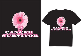 Breast cancer,awareness month vector,fuck cancer T-shirt design.