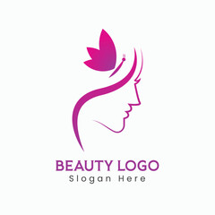 Beauty logo design vector illustration template