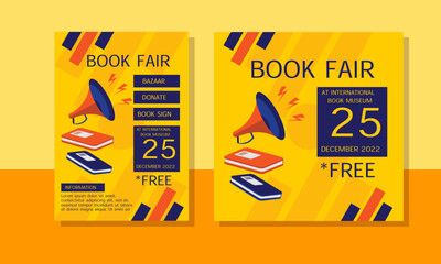 Social Media Poster Template For Marketing Company Vector