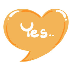 Frequently used English greetings and catchphrases in heart-shaped speech bubbles against a bright.