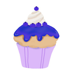 cupcake Blueberry 
