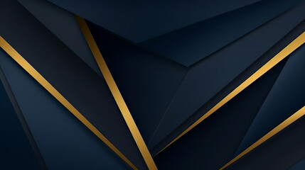 luxury abstract background with golden lines on dark background