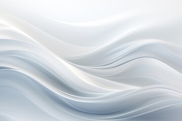 An Ethereal White Abstract Background Created with Generative AI