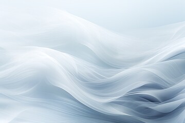 An Ethereal White Abstract Background Created with Generative AI