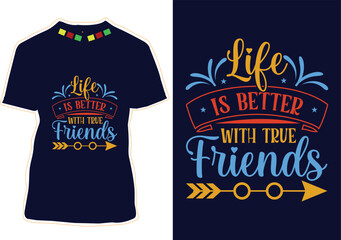 Happy Friendship Day T-shirt Design


