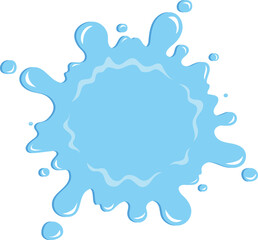 Water Drop Splash Illustration fountain