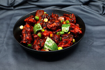 chilli chicken dry chinese food