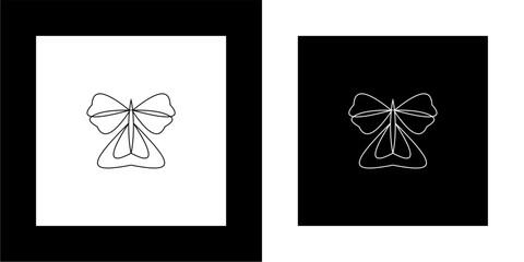 modern simple butterfly logo