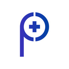 Obraz premium P MEDIC LOGO