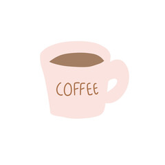 cup of coffee hand drawn
