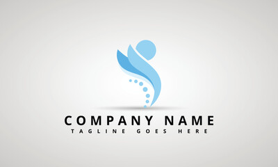 Logo Progress Man Icon Element Template Design Logos.