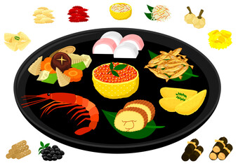 ワンプレートおせち※Affinity Designer作成svgファイル