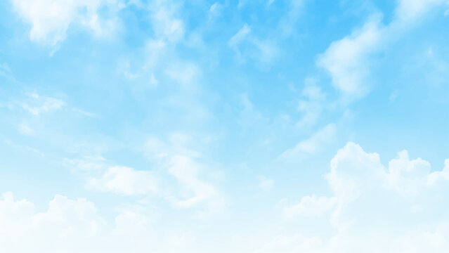 Cloud background summer. Cloud spring. Blue sky image. Vector design