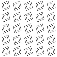 Texture with figures from lines. Black and white pattern for web page, textures, card, poster, fabric, textile. Monochrome graphic repeating design. 