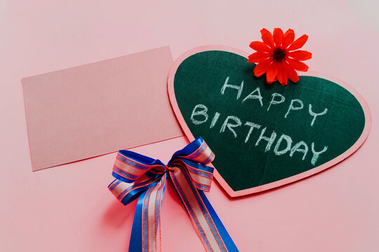 happy birthday card pink templates