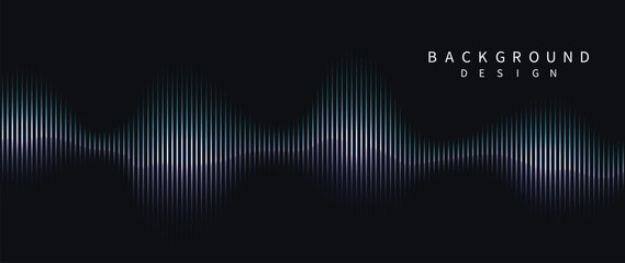 Abstract vibrant gradient line background vector. Futuristic style wallpaperwith line distortion, wave, music lines, colorful. Modern wallpaper design for backdrop, website, business, technology. © TWINS DESIGN STUDIO