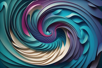abstract spiral background with swirls