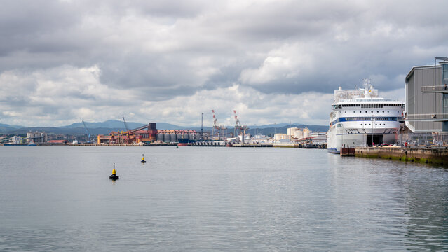 harbor scenery at Santander Spain