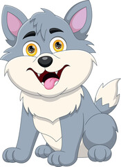 cartoon cute seahorse