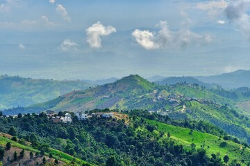 Naklejka premium landscape of the mountains