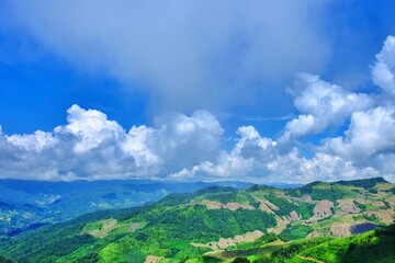 landscape with mountains