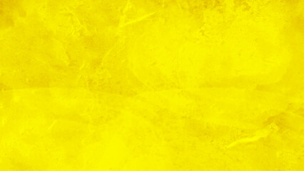 Close-up of abstract yellow concrete wall texture background. Watercolor gold marble.