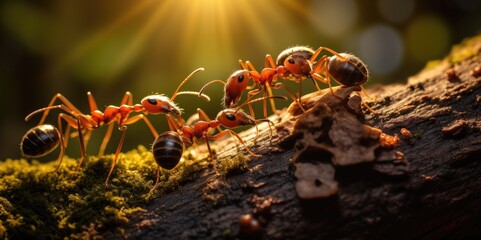 Miniature Marvels: Ants in Action, generative ai
