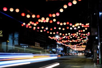 night view of the city