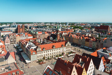 Fototapeta na wymiar Market Square in Wroclaw