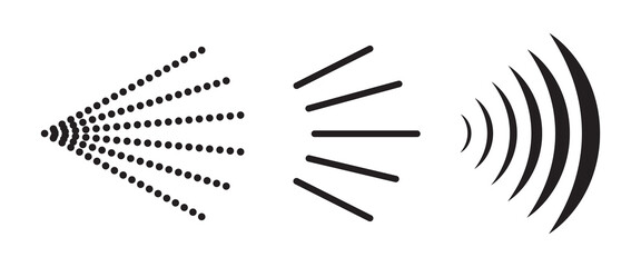 Spray icon set. Water drop hairspray.