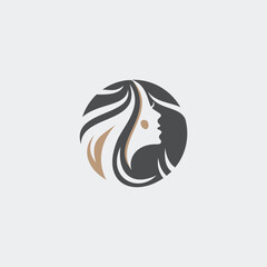 Beauty Women Parlour & Boutique Modern Abstract Logo Design