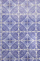 Colorful and traditional tiles of Lisbon