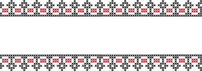 embroidered cross-stitch ornament national pattern