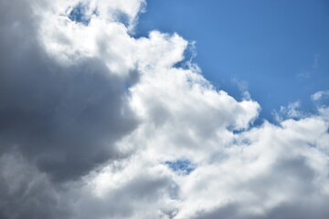 blue sky with clouds