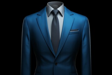 Elegant men formal suit lapel. Generate Ai