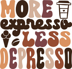 Coffee Retro SVG design cut files