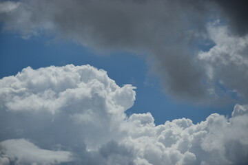 blue sky with clouds