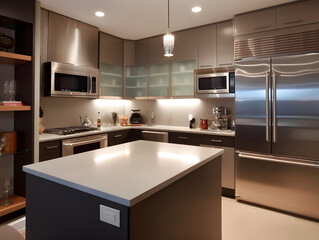 modern kitchen interior