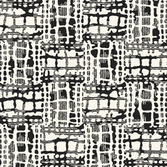 Monochrome Complexity Textured Subtle Checked Pattern