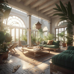 home design interior - Interior design of a villa