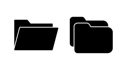 Folder icon vector. document folder icon