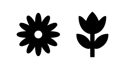 Flower icon vector. floral icon. flower logo