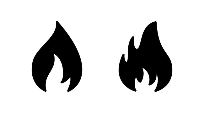 Fire icon vector. fire flame icon