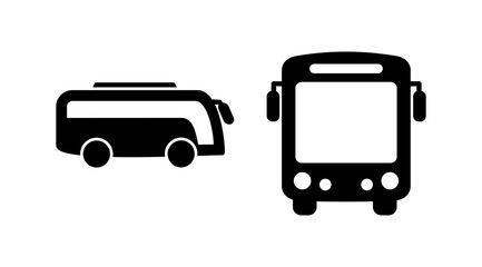 Bus icon vector. bus vector icon