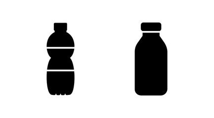 bottle icon vector. bottle icon in trendy flat design