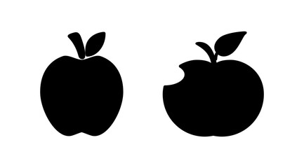 Apple icon vector. apple symbol